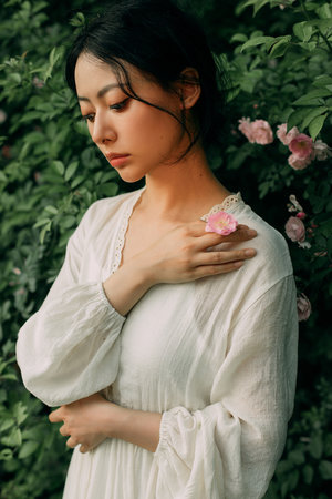 腿再打开一点就能吃扇贝了
